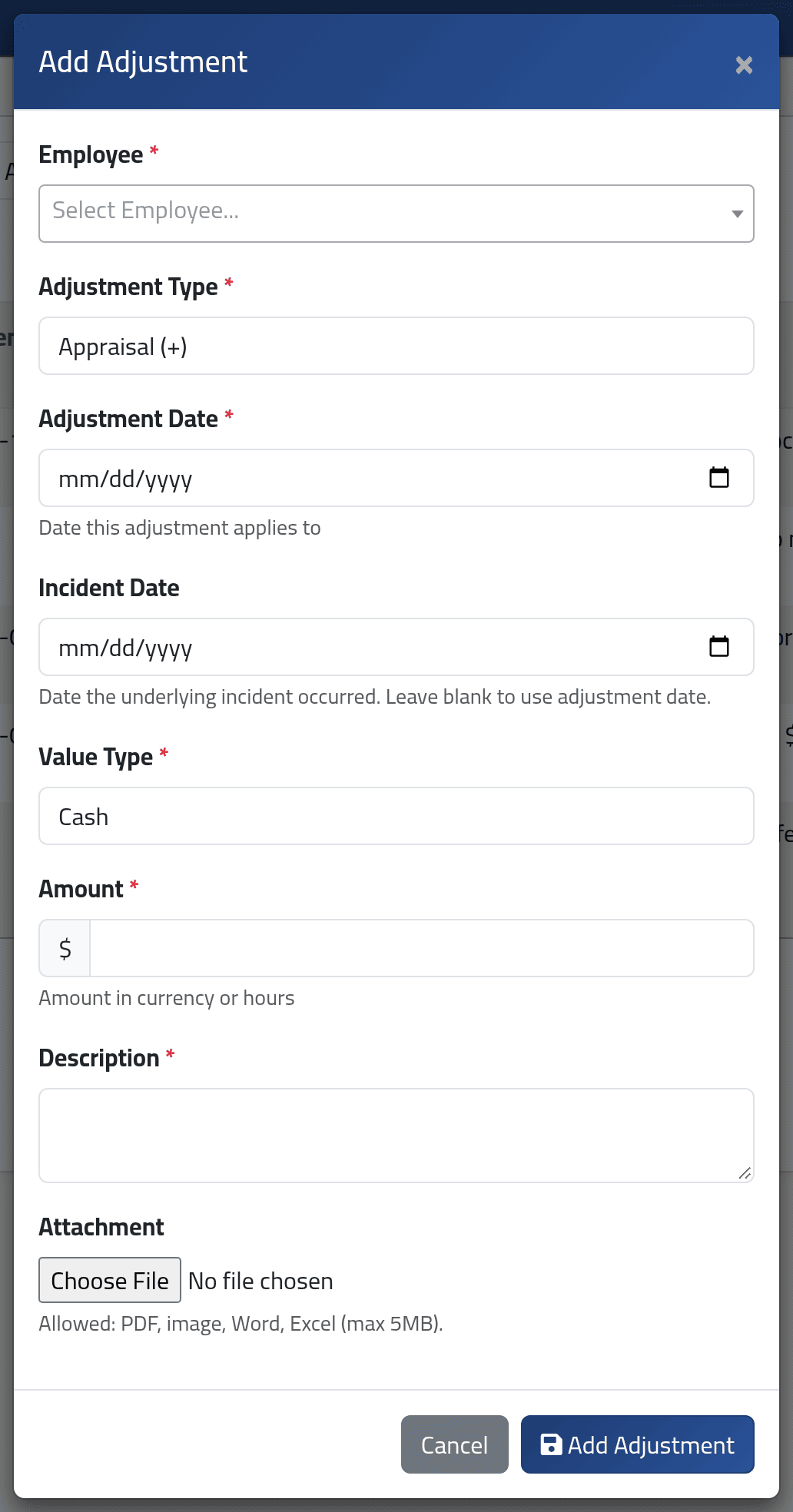 Add one — Adjustments for the coming salary