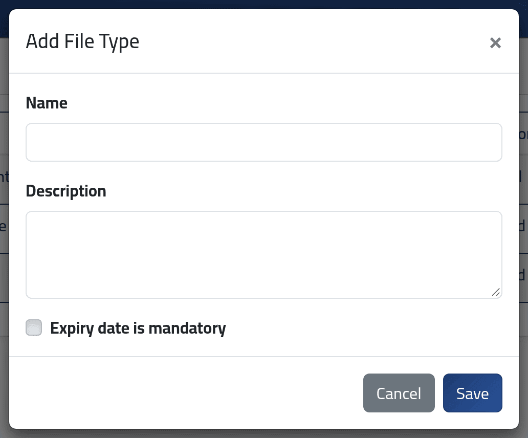 Add one — File types