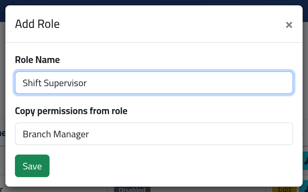 Add a role — Roles